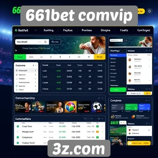 Interface do usuário do 661bet comvip em foco